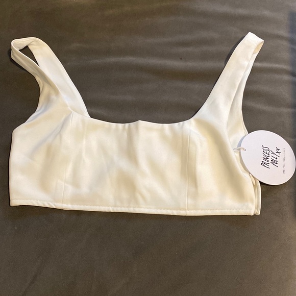 Princess Polly Tops - Princess Polly top. Top of two piece set. Size 4 US never worn. White.
